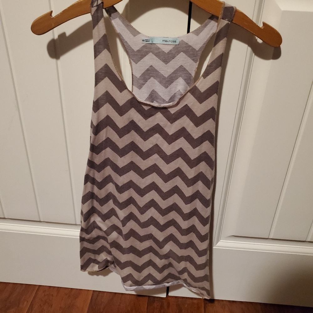 Zig zag nice tank top